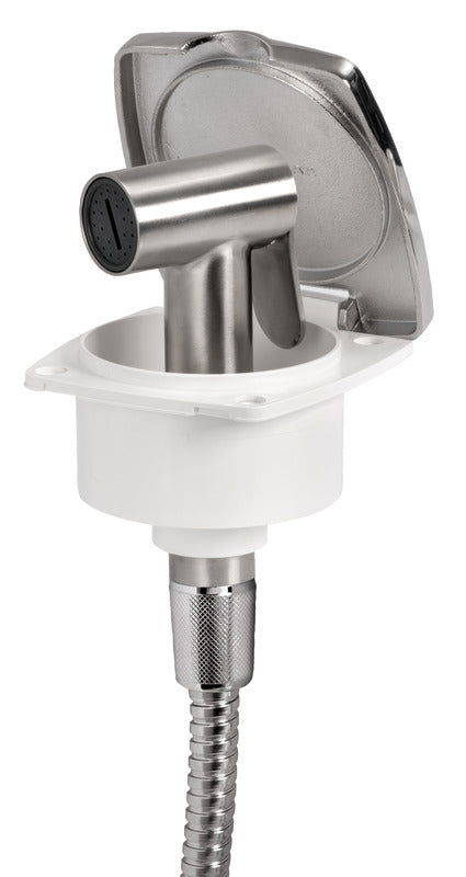 New Edge deck shower inox Tiger inox hose 2.5 m - foto originale Osculati Srl