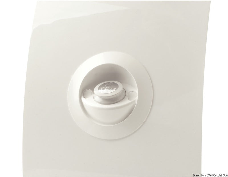 WHALE Twist® Mk2 deck shower white 150x120 mm - foto originale Osculati Srl