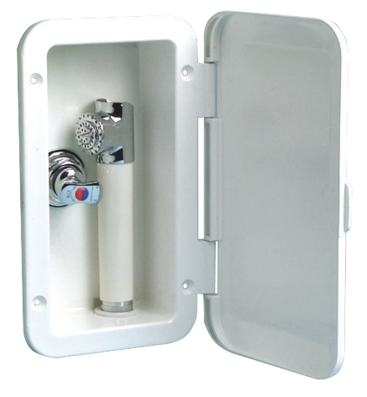 Shower box with mixer PVC hose 2.5 m Wall mounting - foto originale Osculati Srl