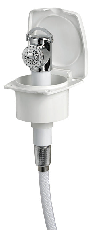 New Edge shower white PVC hose 2.5 m - foto originale Osculati Srl