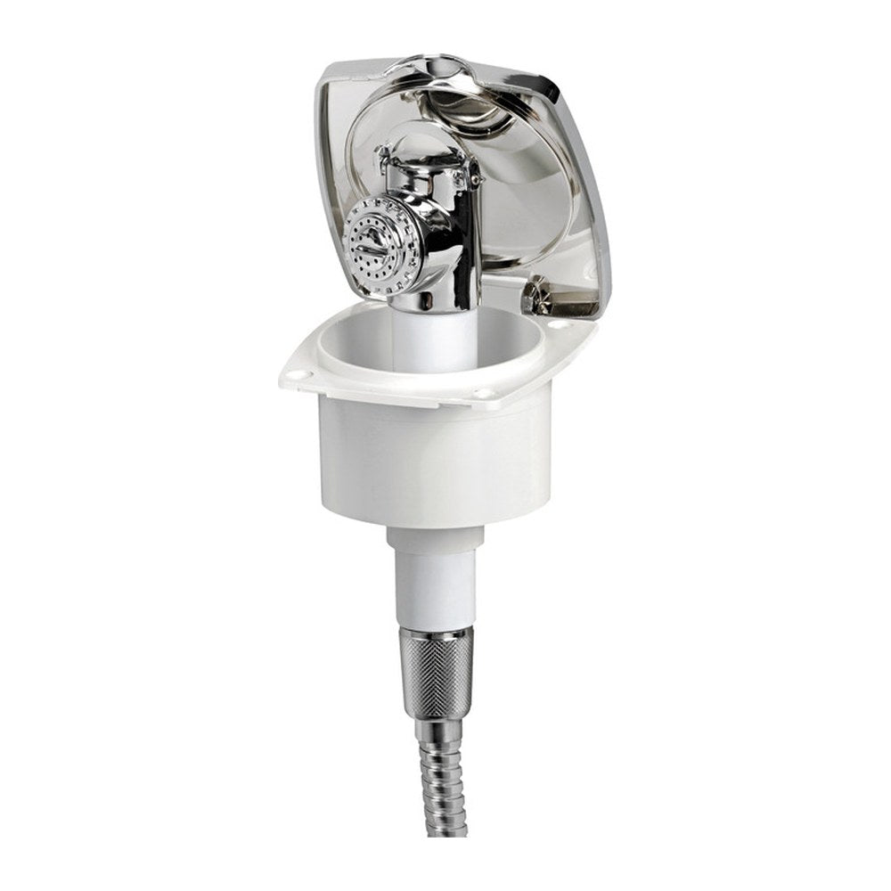 New Edge shower chromed PVC hose 2.5 m - foto originale Osculati Srl