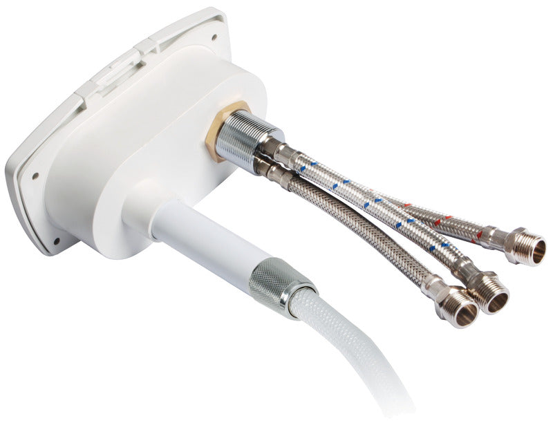 New Edge shower box chromed PVC hose 4 m Rear shower outlet - foto originale Osculati Srl