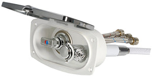 New Edge shower box chromed PVC hose 2.5 m Rear shower outlet - foto originale Osculati Srl