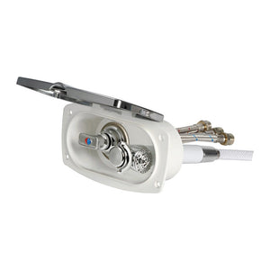 New Edge shower box chromed PVC hose 4 m Rear shower outlet - foto originale Osculati Srl