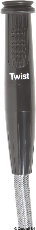 WHALE Twist® Mk2 deck shower black 190x57mm - foto originale Osculati Srl