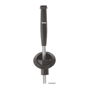 WHALE Twist® Mk2 deck shower black 150x120 mm - foto originale Osculati Srl