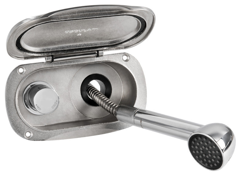 Elissa deck shower w/Keji mixer SS hose 4m - foto originale Osculati Srl