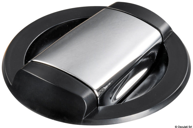 Saturn shower w/horizontal mixer black - foto originale Osculati Srl