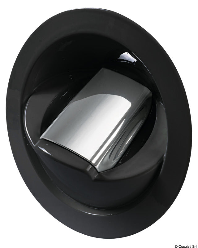 Saturn cold water shower vertical base black - foto originale Osculati Srl