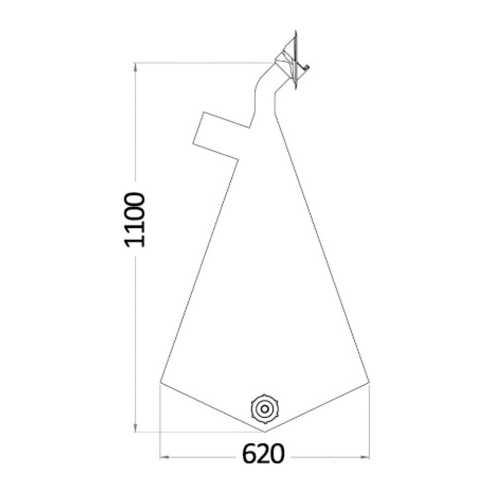 PVC bag for Saturn shower 15.470.1x - foto originale Osculati Srl