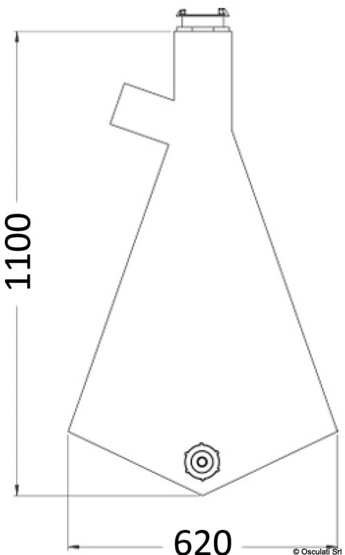 PVC bag for Saturn shower - foto originale Osculati Srl