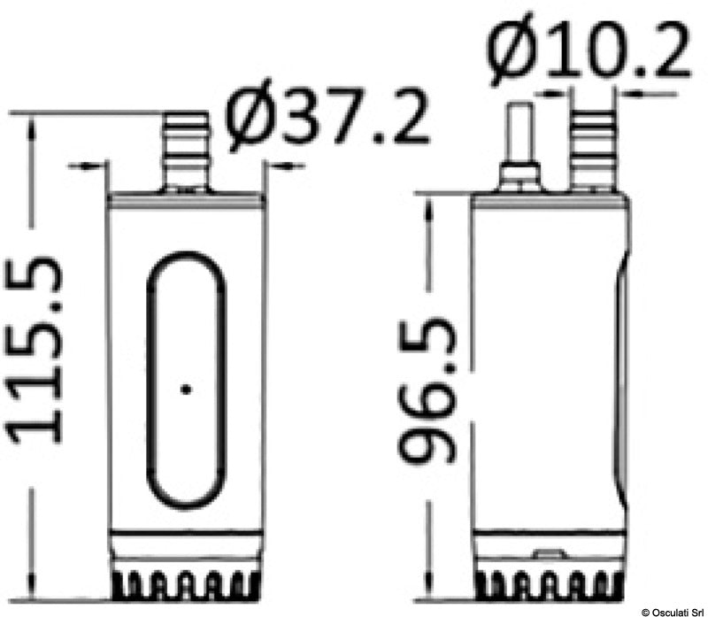 Caravan centrifugal submersible pump - foto originale Osculati Srl
