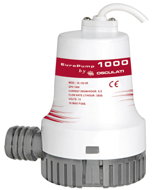 Europump II submersible bilge pump 1000 12 V - foto originale Osculati Srl