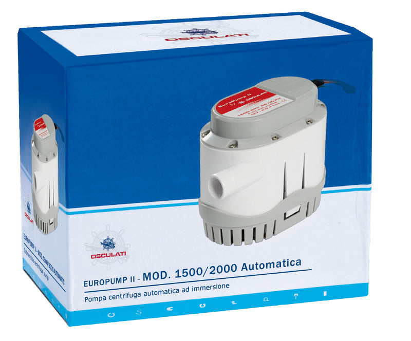 Europump II automatic pump 12 V 96 l/min - foto originale Osculati Srl