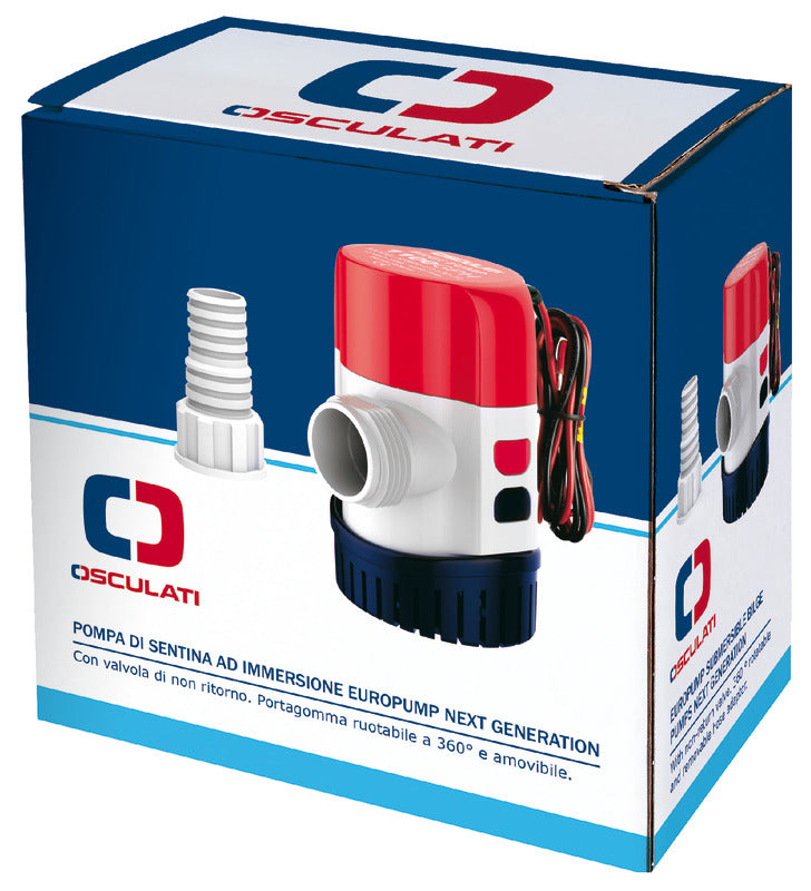 Europump Next Generation bilge pump G1100 12V - foto originale Osculati Srl