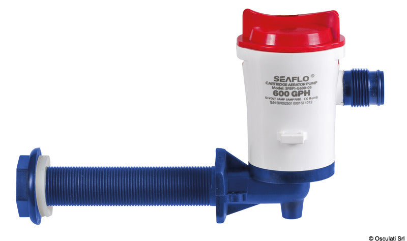 Europump 90° bulkhead pump fish tank aeration - foto originale Osculati Srl