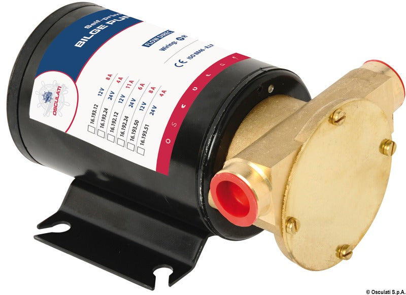 Self-priming bilge pump 12 V 12 A - foto originale Osculati Srl