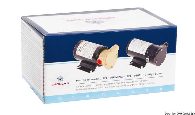 Self-priming bilge pump 12 V 7 A - foto originale Osculati Srl
