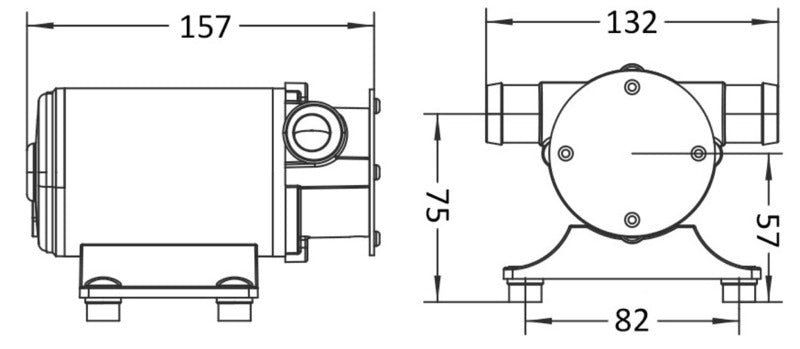Europump self-priming pump plastic head 12 V - foto originale Osculati Srl