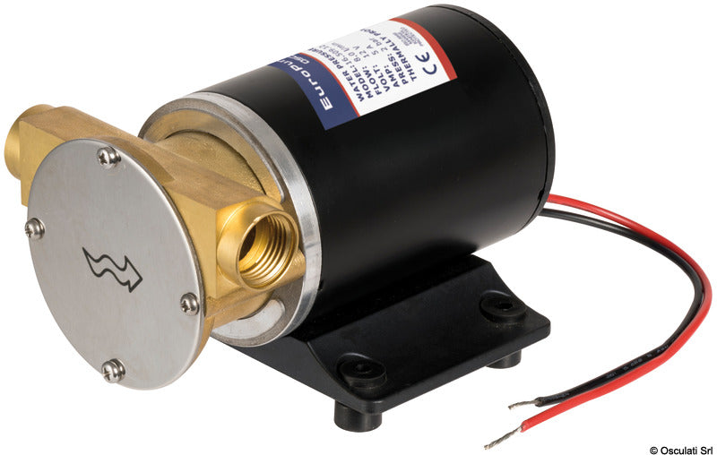Europump self-priming pump brass head 24 V - foto originale Osculati Srl