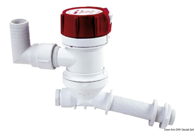 Rule tank aerator pump transom outlet - foto originale Osculati Srl