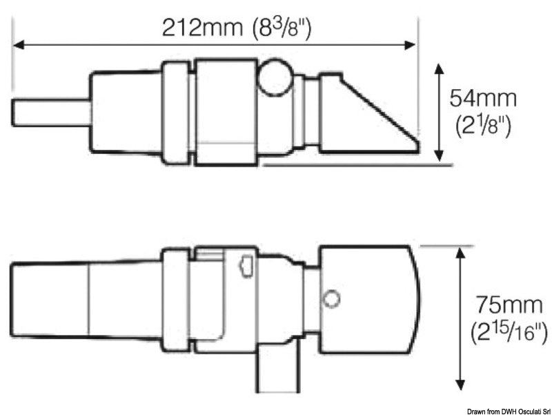 Whale Supersub Smart submers. bilge pump 650 12 V - foto originale Osculati Srl