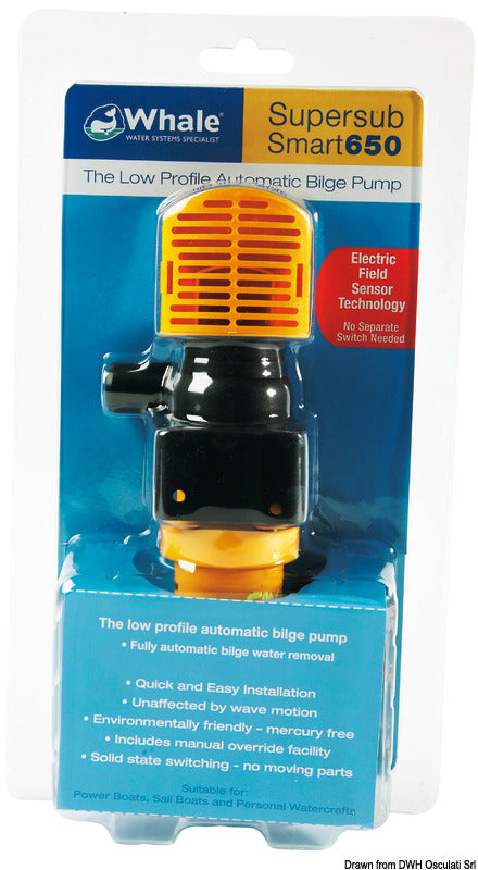 Whale Supersub Smart submers. bilge pump 1100 12V - foto originale Osculati Srl