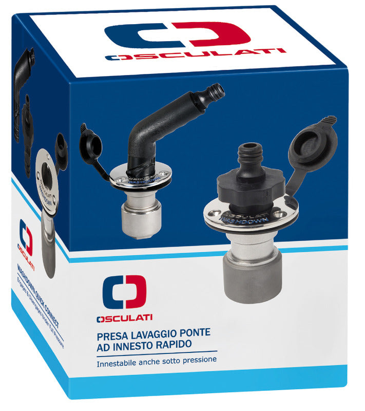 Bayonet + sloped plastic fitting - foto originale Osculati Srl