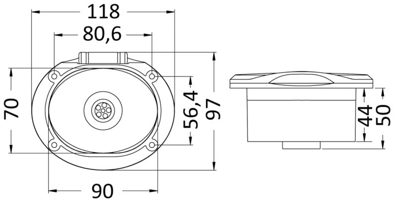 Elissa quick fitting hose connector for deck washd - foto originale Osculati Srl