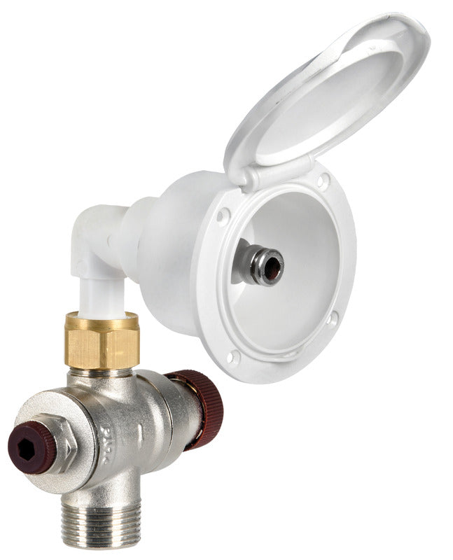 Heavy Duty Classic EVO fresh water chromed inlet - foto originale Osculati Srl