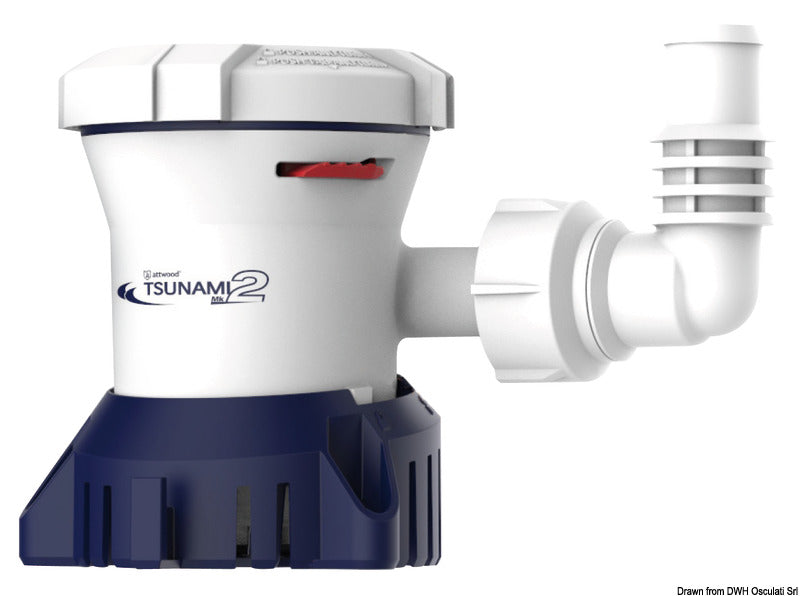 ATTWOOD Tsunami Mk2 bilge pump T500 12V 28l - foto originale Osculati Srl