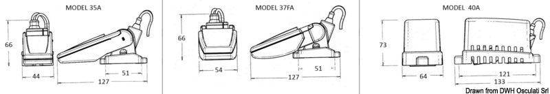 Rule automatic switch for bilge pumps 37FA - foto originale Osculati Srl