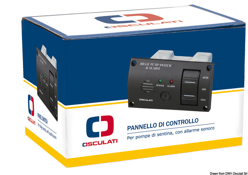 ON-OFF-ON control panel f. bilge pumps - foto originale Osculati Srl