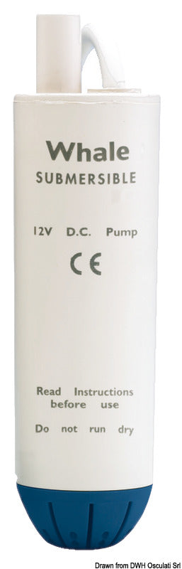 Whale submersible pump 24 V 1.6 A - foto originale Osculati Srl
