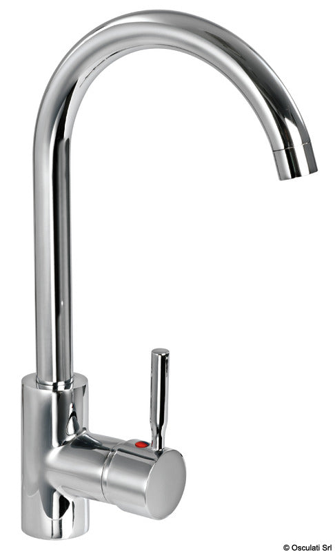 Diana kitchen sink mixer chromed brass - foto originale Osculati Srl