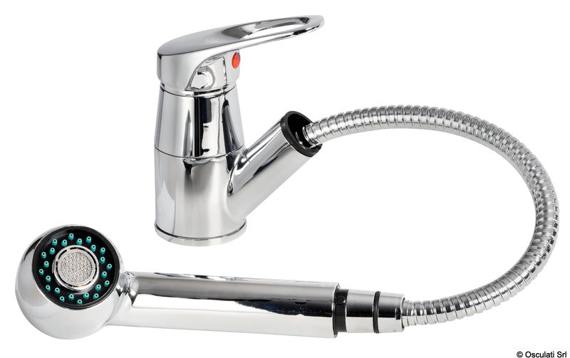 Olivia single-control mixer + removable shower - foto originale Osculati Srl