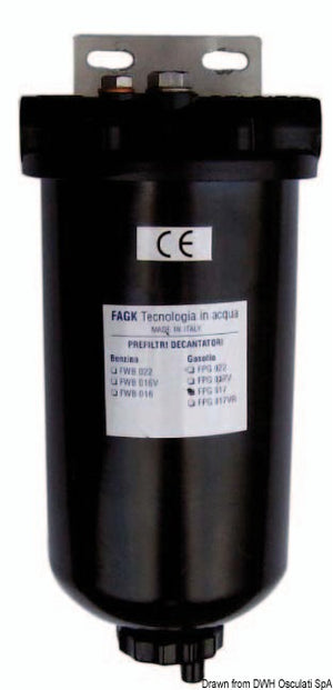 Purifying pre-filter 3/8" 150 micron - foto originale Osculati Srl
