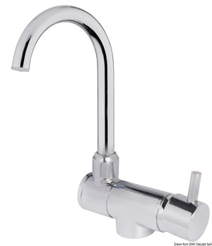 Slim hot/cold water mixer - foto originale Osculati Srl
