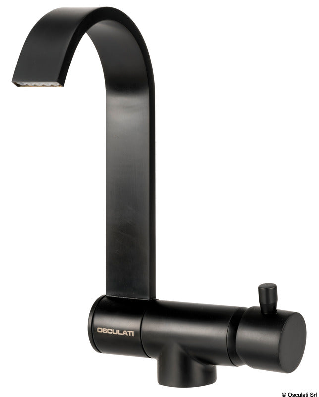 Style black foldable hot/warm water mixer - foto originale Osculati Srl