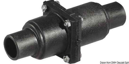 Whale in-line check valve 25/38 mm - foto originale Osculati Srl