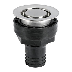 Flush cockpit drain w/AISI 316 head - foto originale Osculati Srl