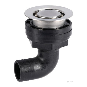Flush cockpit drain w/AISI 316 head 90° - foto originale Osculati Srl