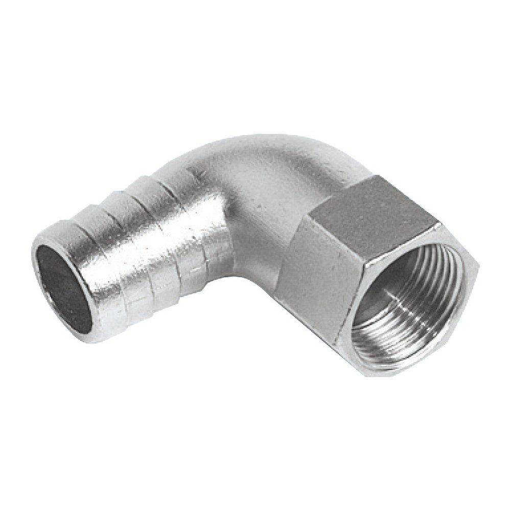 90° Female hose adaptor 1"1/4 x 38 mm - foto originale Osculati Srl