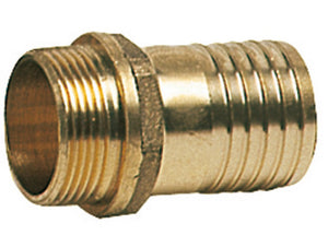 Cast brass male hose adaptor 4" x 100 mm - foto originale Osculati Srl