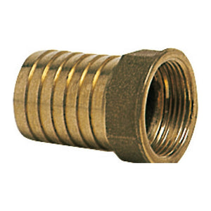 Cast brass female hose adaptor 2"1/2 x 70 mm - foto originale Osculati Srl