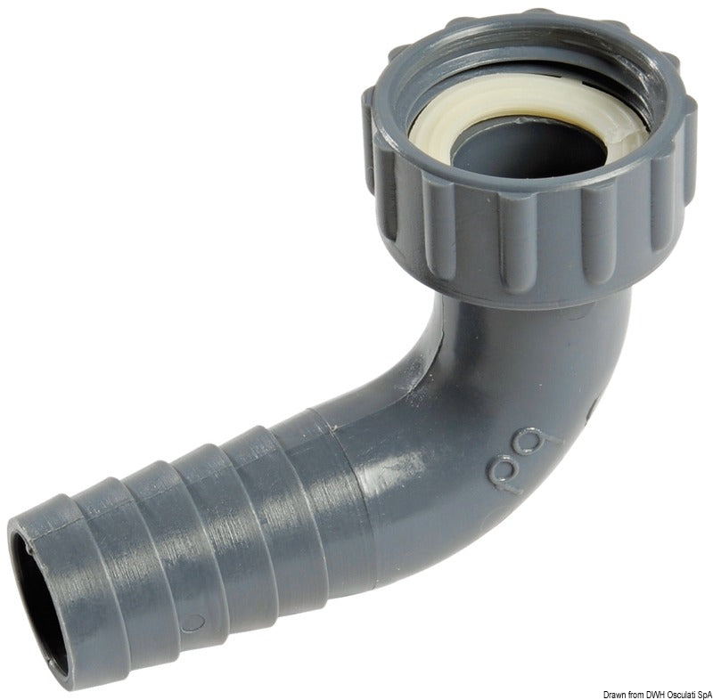 90° female hose adaptor 3/4" x 16 mm (pack of 20) - foto originale Osculati Srl