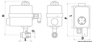 Valve PN40 1" w/control panel - foto originale Osculati Srl