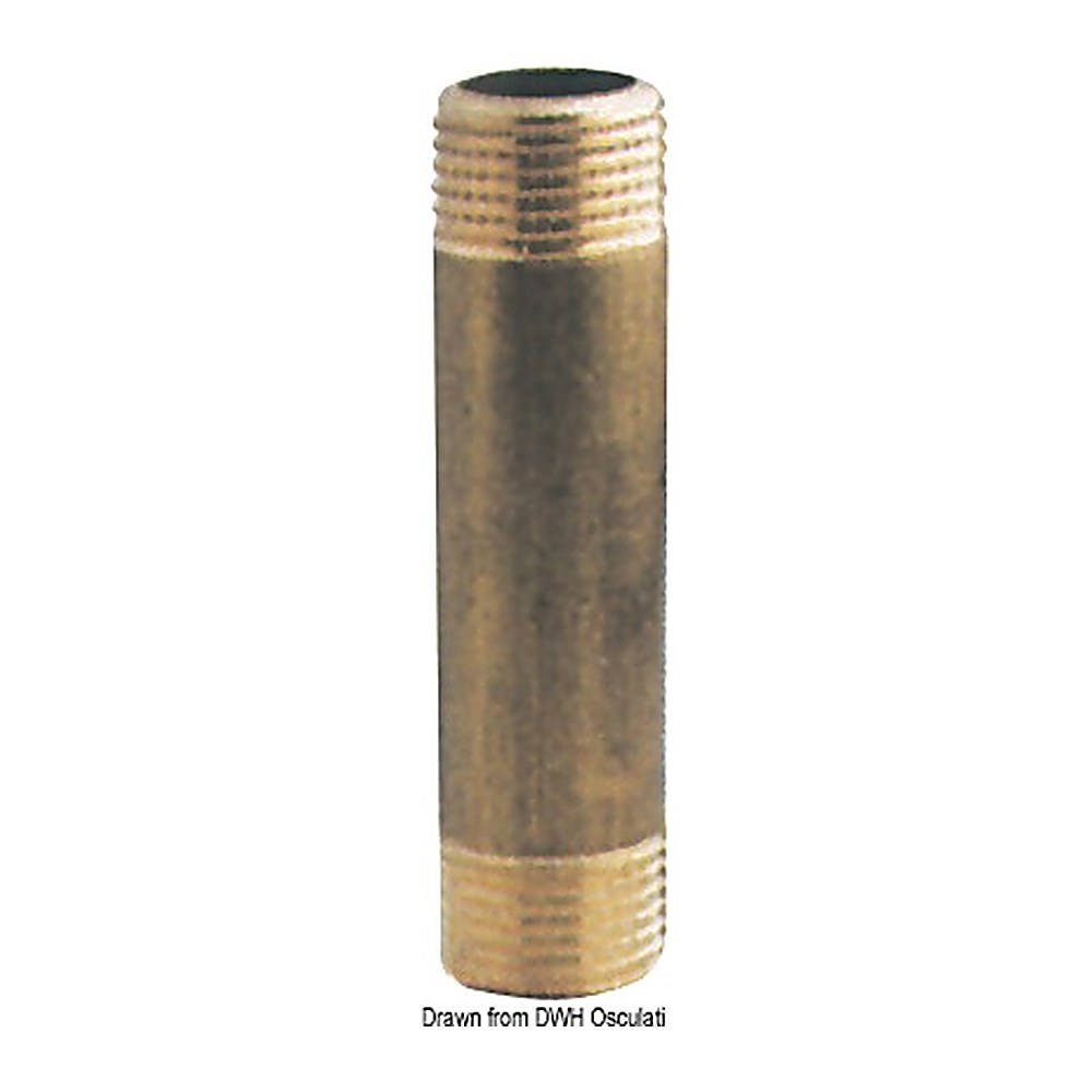Brass extension sleeve 1"1/4 x 150 mm - foto originale Osculati Srl