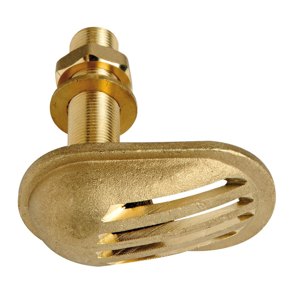 Cast brass thru hull scoop strainer 3" - foto originale Osculati Srl