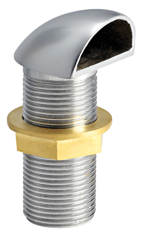 Chromed brass scupper 2" - foto originale Osculati Srl